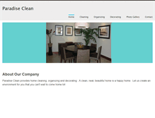 Tablet Screenshot of paradisecleanhawaii.com
